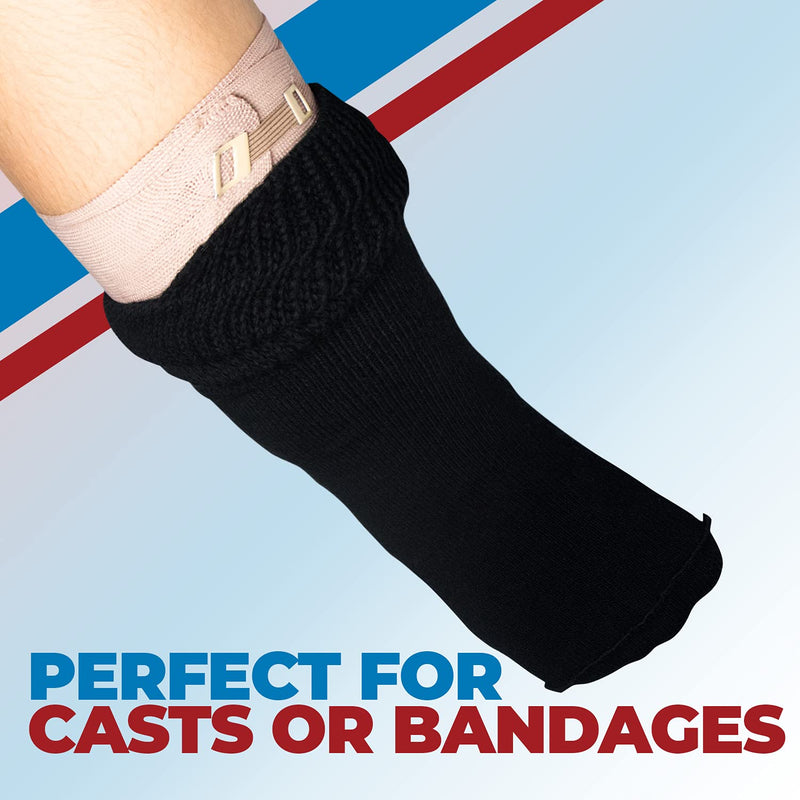 Extra Wide Socks for Swollen Feet, Extra Wide Bariatric Socks, Non Slip Cast Sock, Diabetic Edema Socks, Hospital Socks, Swollen Feet Socks Women, Extra Wide Mens Socks, Edema Socks, Lymphedema Socks