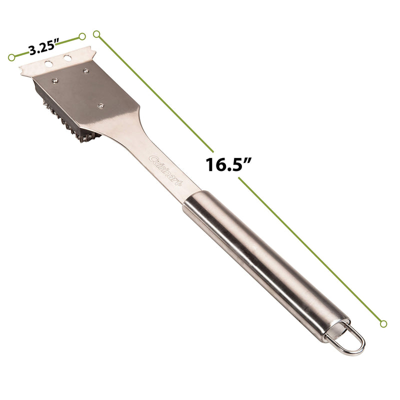 Cuisinart Grill Cleaning Brush, CCB-5014, Stainless Steel