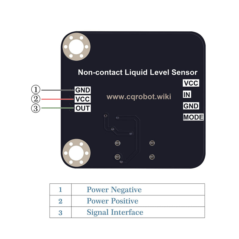 CQRobot Ocean: Non-Contact Water/Liquid Level Sensor Compatible with Arduino, Raspberry Pi and Other Motherboards. for Industrial Production, Aquarium, Chemical Liquid, Agriculture, Gardening, etc.