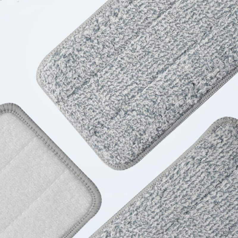 Microfiber Mop Pads 18 inch Replacement Kit 6 Pack Reusable Mop Head Wet Dry Mops Refill Fit for Most Flat Mop Frame Mops Heads Mop Pads 18 IN MOP PADS