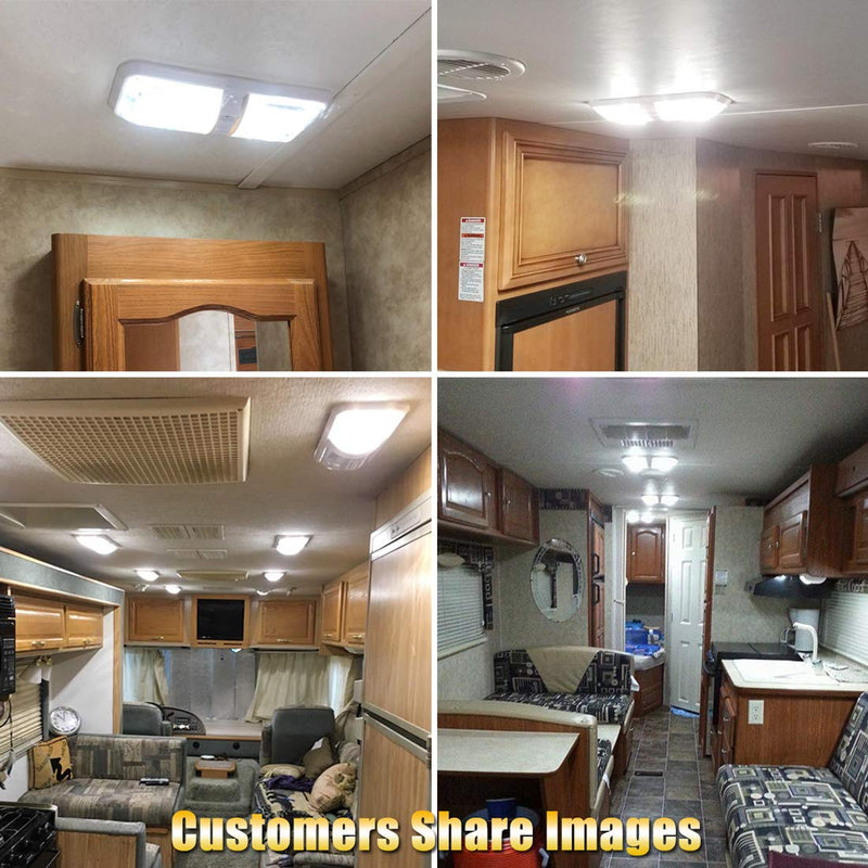 BRISHINE 20PCS 1141 1156 Interior LED Light Bulbs for RV, Super Bright 18-SMD 6000K Xenon White 1073 1003 7506 BA15S LED Bulbs Replacement for Camper Trailer Boat Indoor Lights(12V DC) Bright White