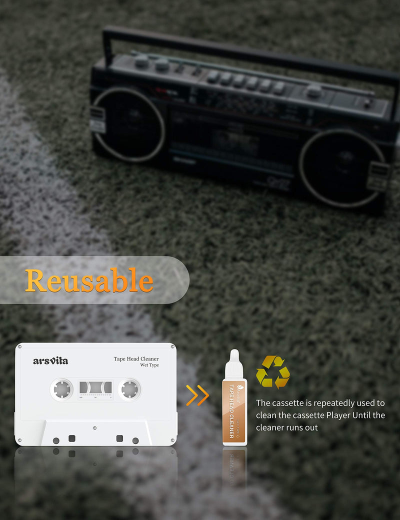 Arsvita Audio Cassette Head Cleaner