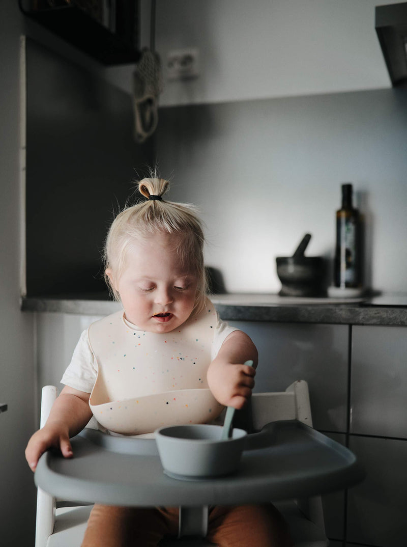 mushie Silicone Suction Bowl | BPA-Free Non-Slip Design (Blush) Blush