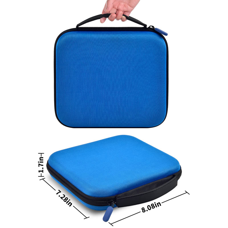 Case Compatible with Glocusent/ for Vekkia/ for LITOM/ for LEDGLE/ for TAKKUI/ for TSINGREE LED Neck Reading Light Book Light for Reading in Bed. Storage Carrying Holder for USB Cable (Box Only) -Blue Blue