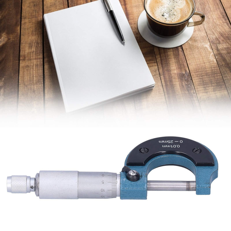 Jazar Dial Caliper, Micrometer Calipers, with Carry Box Portable 0‑25MM for Paper Industry