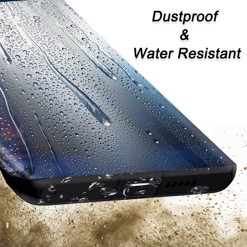 Fanoshon 4 Pack USB C Dust Cover Plugs Type C Charging Port Cap Black, Compatible with Samsung S23 S22 S20 Ultra Plus Pixel 7, Anti Lost USB C Phone Charms Dirt Free Protector, Wireless 01 Midnight Black