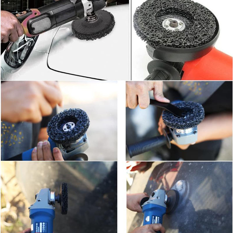 5 Pack Strip Discs Stripping Wheel for Angle Grinders, Remove Paint, Rust Welds and Oxidation (4-1/2" x 7/8")