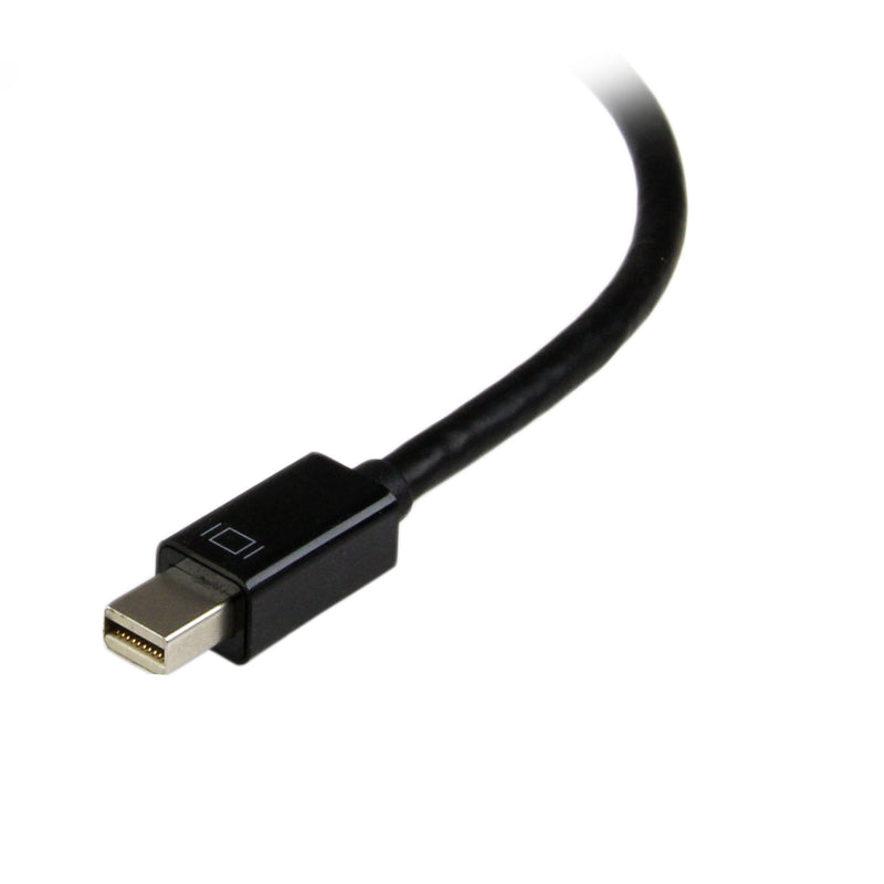 StarTech.com 3 in 1 Mini DisplayPort Adapter - 1080p - Mini DP/Thunderbolt to HDMI/VGA/DVI Splitter for Your Monitor (MDP2VGDVHD) Black Mini DisplayPort (Input)