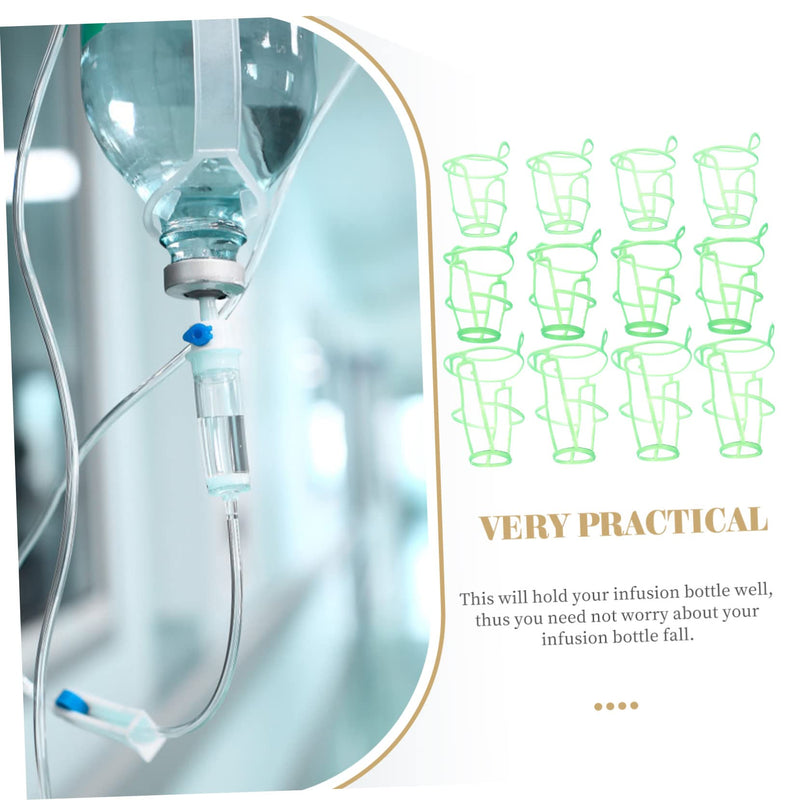 Healifty 36 pieces hanging for infusion bottle, reusable saline solution bottle cage, hanging infusion bottle nets, infusion bottle covers, professional infusion net