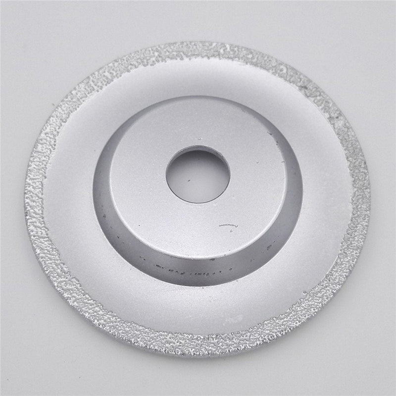 SHDIATOOL 5 Inch Diamond Grinding Cup Wheel for Granite Marble Iron Steel Masonry Convex Vacuum Brazed Grinding Disc Fits 7/8 Inch Arbor 125mm(5 In.)