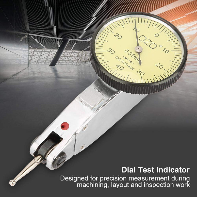0-0.8mm Dial Indicator 0.01mm Precision Dial Indicator Set Lever Dial Indicator Dial Indicator Tool Kit with Case