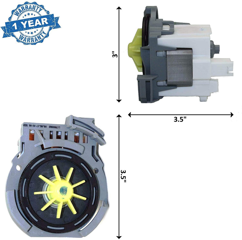 Supplying Demand W10348269 Dishwasher Drain Pump Replacement With Impellar