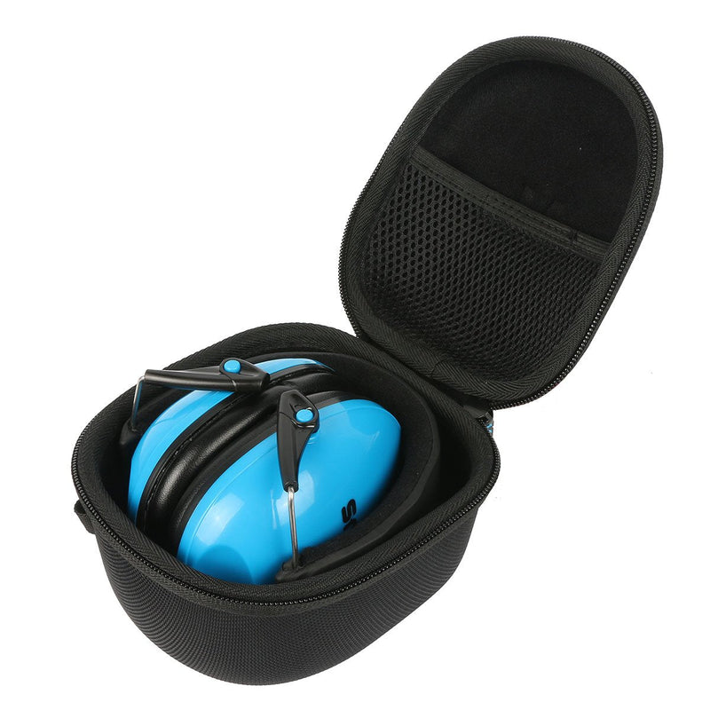 Khanka Hard Case Replacement for Snug Kids Hearing Protectors Earmuffs Ear Muffs- Black