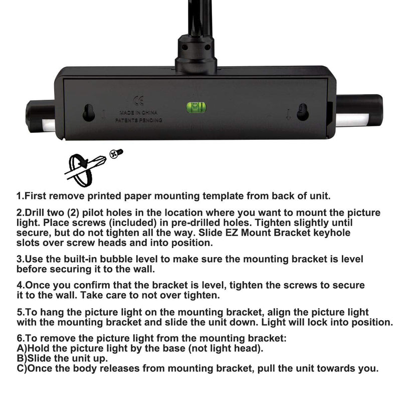 BIGLIGHT Wireless Battery Operated LED Picture Light with Remote, Rotatable Light Heads of 3 Lighting Modes, Dimmable Display Lamp with Timer for Painting Photo Portrait Art, 8.8", Black