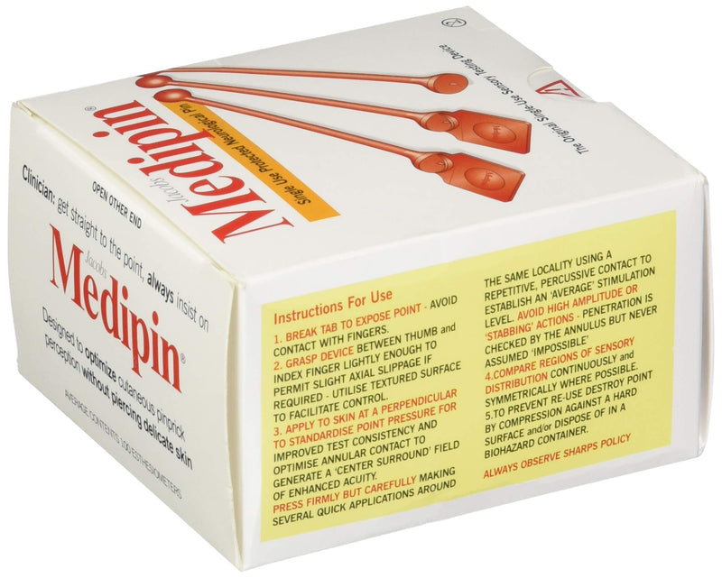 Medipin 16326 Disposable Medipins, 100 Pin Box, Single-Use Precision Instrument