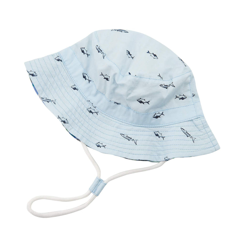 Durio Beach Baby Sun Hat UPF 50+ Sun Protection Wide Brim Summer Baby Boy Bucket Hats Cute Toddler Sun Hats for Girl 6-12 Months A Blue