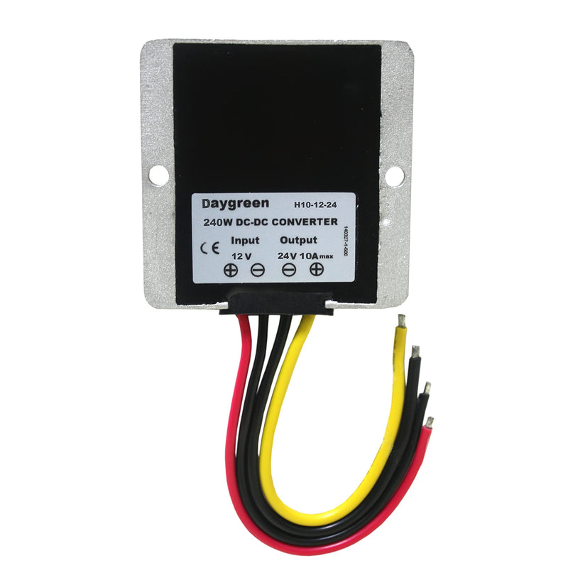 Daygreen 12V Step Up 24V 10A Power Module Voltage Regulator DC DC Boost Converter 240W, Non-Isolated 12V TO 24V 10A 240W