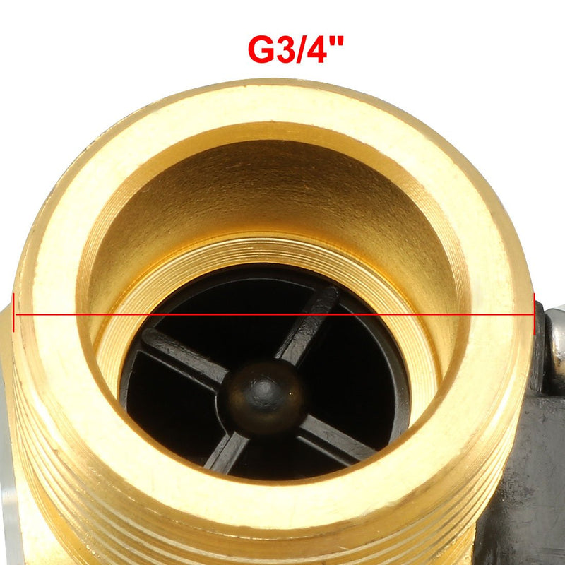 uxcell G3/4" Hall Effect Liquid Water Flow Sensor Switch Flowmeter Counter Meter DC 5V 2-45L/min SEN-HZ43WB