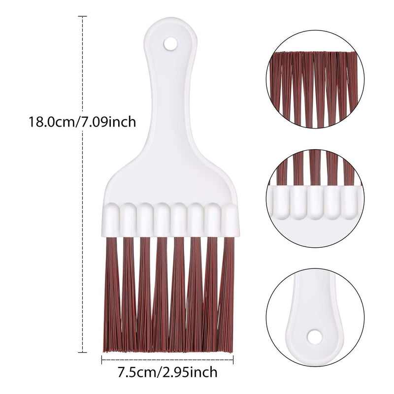 4 Pieces Air Conditioner Condenser Fin Cleaning Brush Coil Condenser Brush AC Fin Comb Stainless Steel Air Refrigerator Fin Cleaner Whisk Brush, 3 Styles