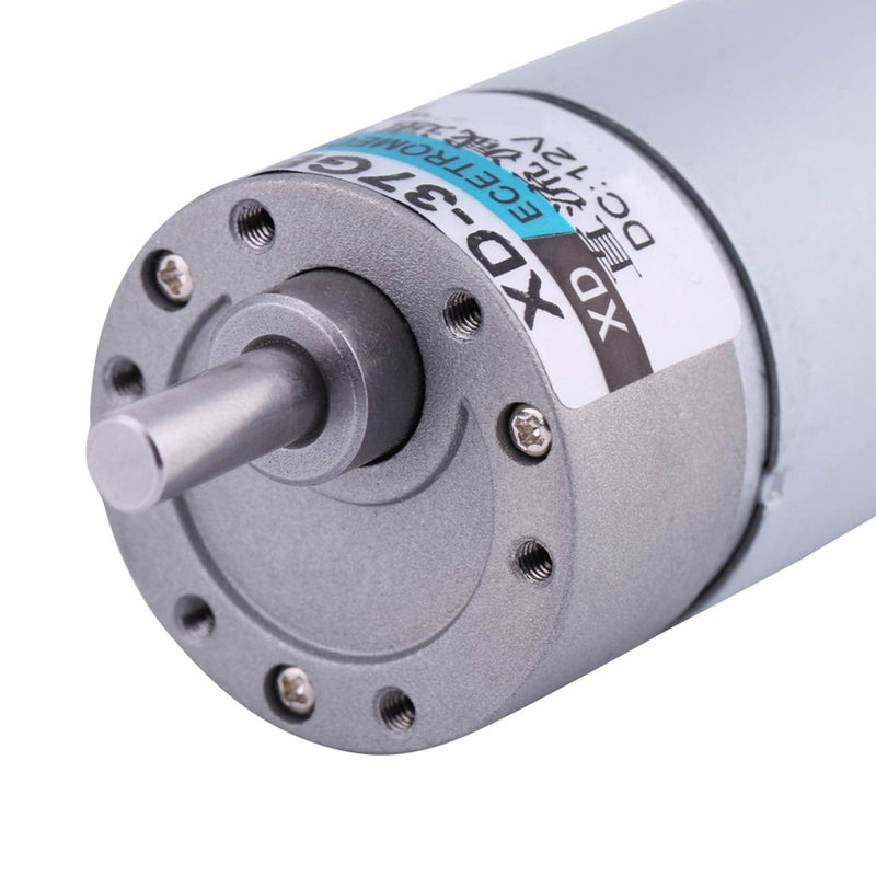 12V 15W DC Motor Gear Motor 37GB555 500RPM Large Torsion Power Tool for Window Opener Curtain Machine