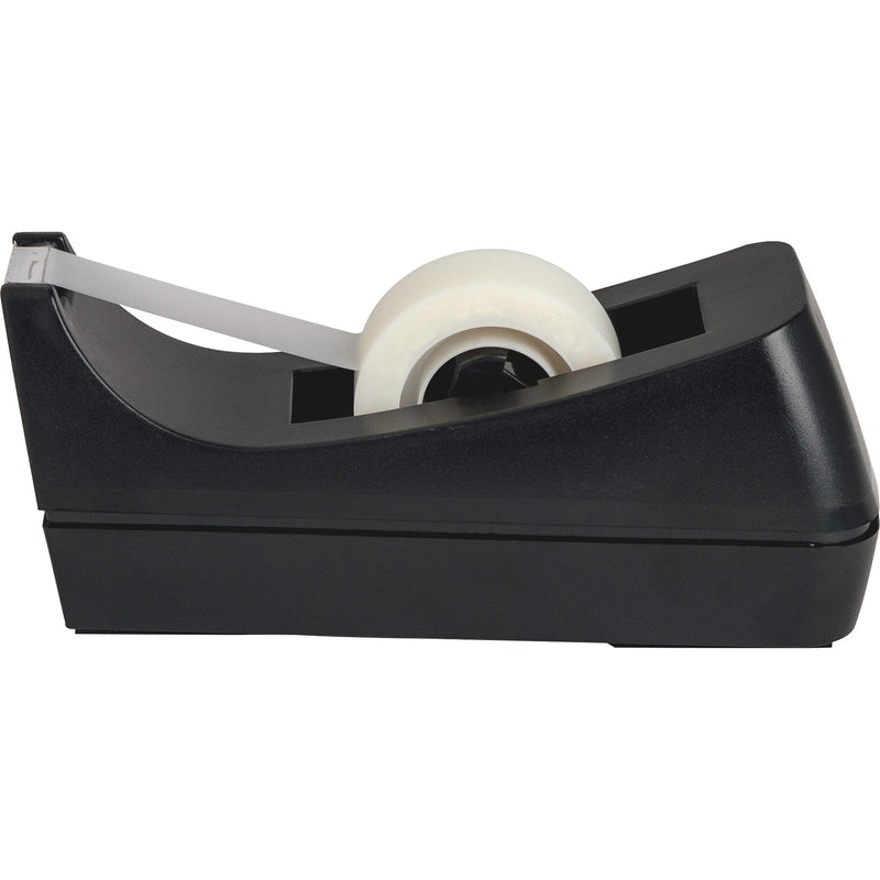 Business Source Standard Desktop Tape Dispenser, Black, 1 in (BSN32954)