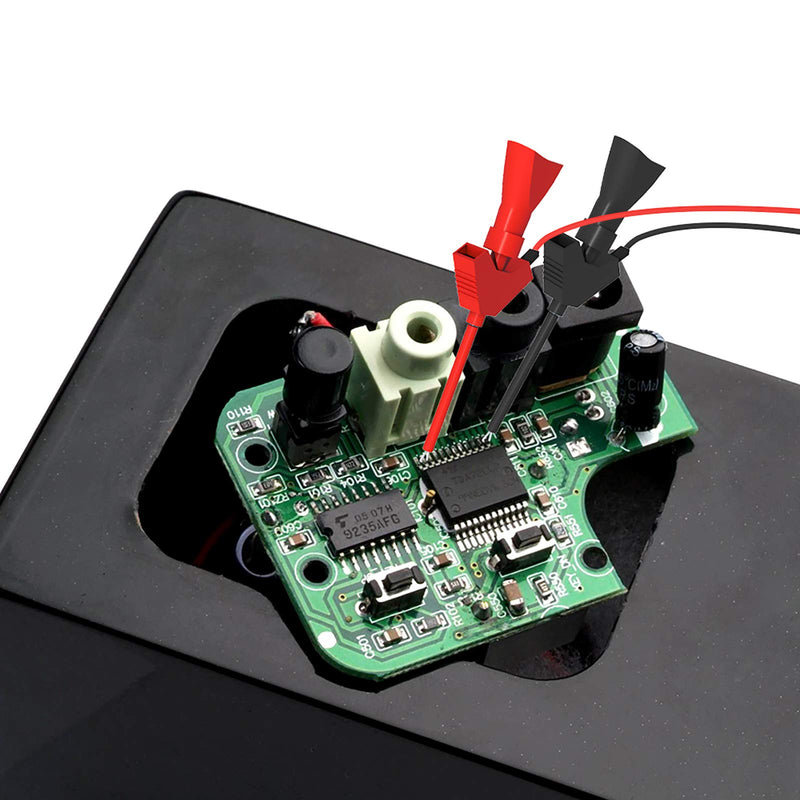 Goupchn 28PCS Multimeter Test Leads Kit with Alligator Clips High Voltage Flexible Test Probes Insulation Piercing Test Clip Replaceable Precision Sharp Probes Multifunction