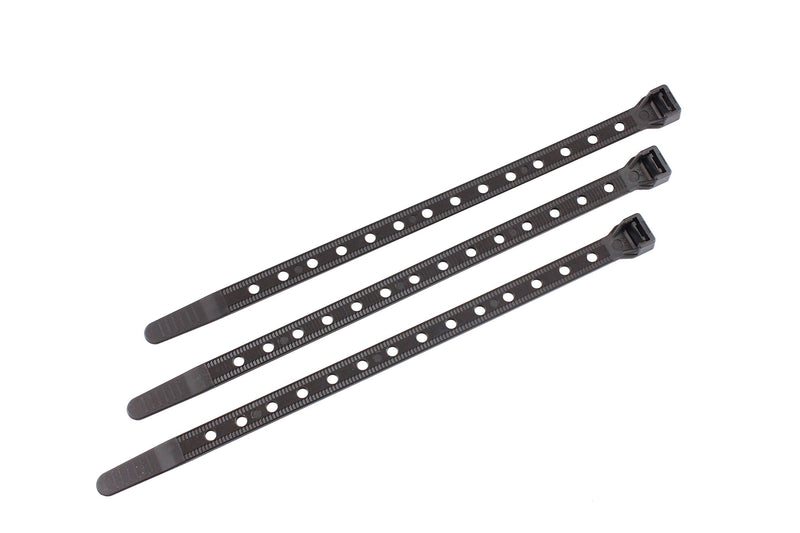 Southwire CT1450015 14-Inch Heavy Duty Cable Ties, Strong 50 lb Test, Universal Easy Zip, Black (Pack of 15)