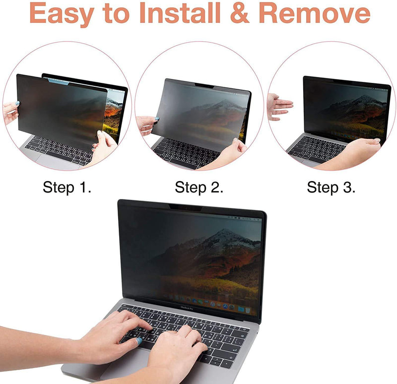 SenseAGE Magnetic Privacy Screen Filter for MacBook Air 13.3", Easy On/Off Anti-Blue Light Privacy Screen Protector, Compatible for MacBook Air 13.3 inch (2010-2017) MacBook Air 13.3 inch (2010-2017)
