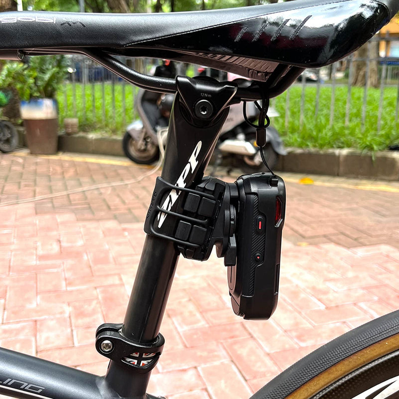 takewell Radar Case for Garmin Varia RCT715 (Case+Cable),Original Radar Bracket Companion, no Need to use Other Brackets. Anti-Lost Case, Prevent Loss, Prevent Breakage