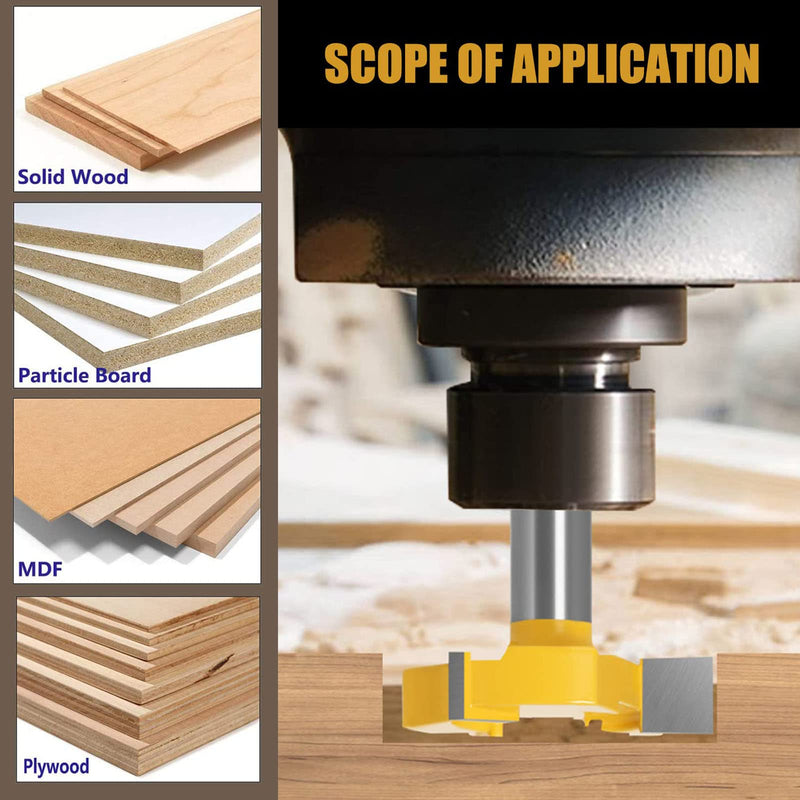Dfuqanb plate milling cutter, 8 mm shank cleaning milling cutter, 8 mm shank CNC plate milling cutter, surface milling cutter bit, face milling cutter, milling cutter, planer milling cutter, planer milling cutter, for surface woodworking