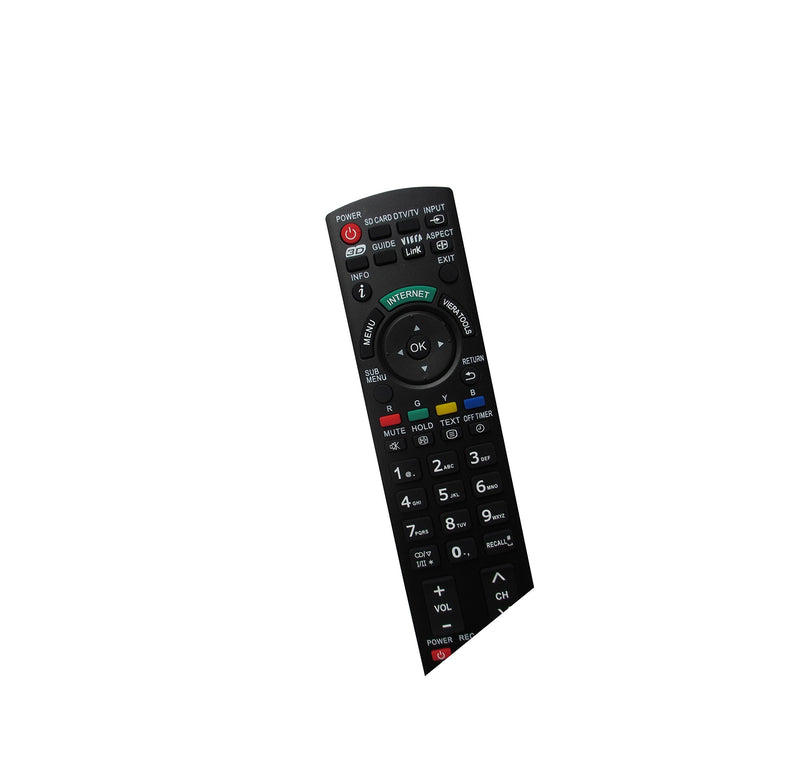 Universal Remote Replacement Control Fit for Panasonic TC-P54GT25 TC-P50G20 TC-P50G25 TC-P42GT25 TC-P46G25 TC-P50GT25 TC-P54G25 TC-P50S60 TC-L50E60 TC-L58E60 Smart 3D Viera Plasma LCD LED HDTV TV