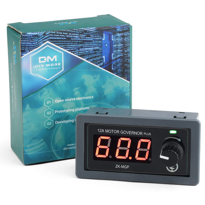 PWM motor speed controller, diymore PWM motor module DC 5V 9V 12V 18V 24V 30V 12A 360W adjustable speed controller generator MGP motor governor with dual MOS driver MGP speed controller