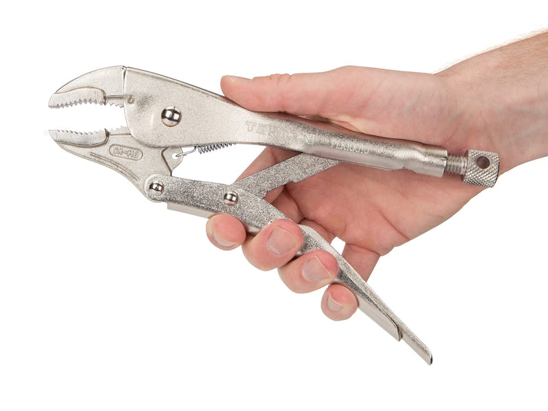 TEKTON 10 Inch Curved Jaw Locking Pliers | PLK10010 10 Inch (Individual)