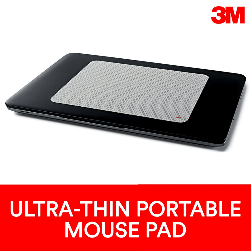 3M Precise Mouse Pad with Repositionable Adhesive Back, Enhances the Precision of Optical Mice at Fast Speeds, 8.5" x 7", Frostbyte (MP200PS2)