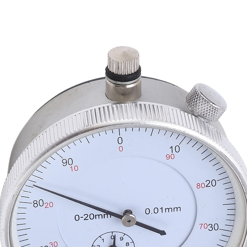 Mechanical Dial Indicator Impact Resistant Inner Core High Precision Dial Indicator with Excellent Abrasion Resistance (0-20mm) 0-20mm