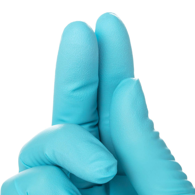 HALYARD Blue Nitrile Exam Gloves, Powder-Free, Non-Sterile, 5.9 mil, 9.5", Blue, Small, 53101 (Box of 100)