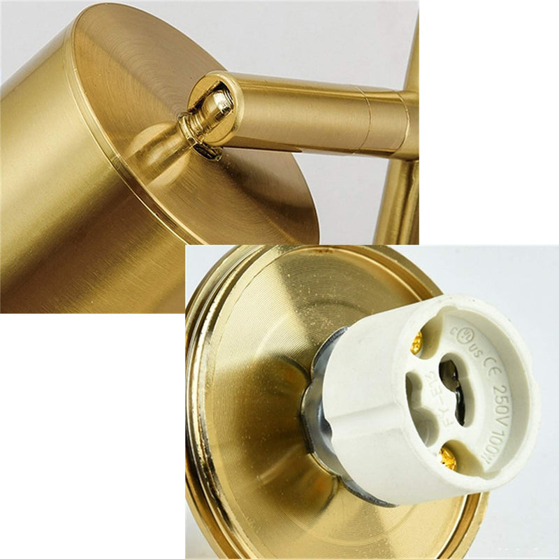 Lywins Gu10 Modern Gold Led Ceiling Spot Light 360° Adjustable Downlight Ceiling Light Clothing Shop Showrooms Exhibition Spotlight Picture Light Display Focus Commercial Lighting