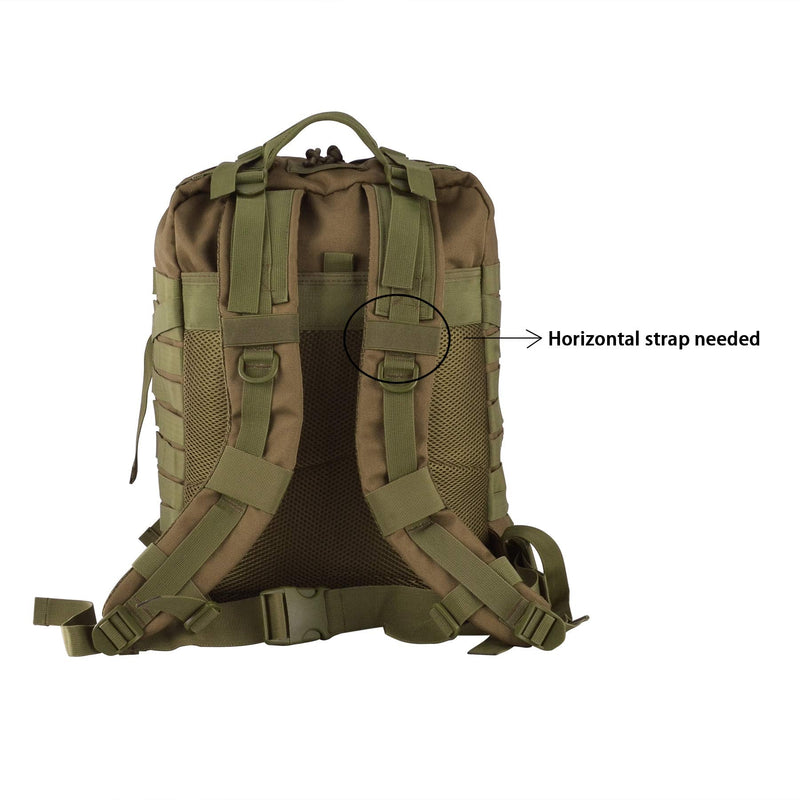 BOOSTEADY Backpack Strap Pouch, Smartphone Strap Pack, Backpack Attachment Bag for Hikers Army Green Pouch with 4‚Äù Mod Strap