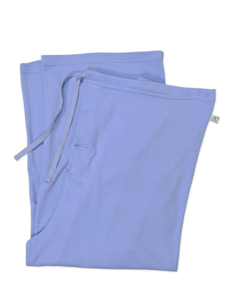 Unisex Hospital Patient Drawstring Pants (X-Large, Dark Blue) -Inseam 20.5" to Prevent Tripping X-Large