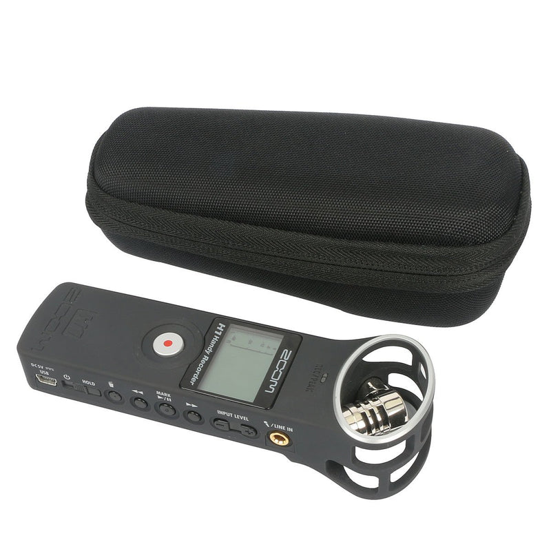 co2crea Hard Carrying Case Replacement for Zoom H1n Portable Recorder Onboard Stereo Microphones Camera Mountable