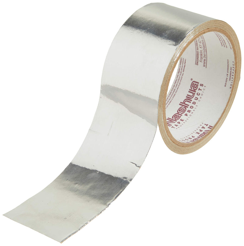 Nashua 322 Multipurpose Foil Tape, 3.2 mil Thick, 9 m Length, 48 mm Width, Aluminum