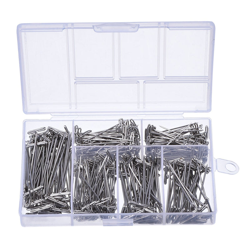 Outus 450 Pieces Steel T-Pins Plated 1 Inch, 1-1/4 Inch, 1-1/2 Inch, 1-3/4 Inch, 2 Inch