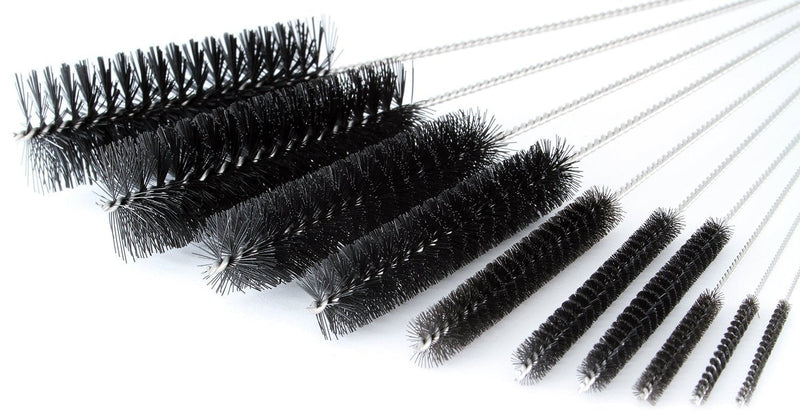 LoveInUSA Straw Cleaner Brush, Nylon Tube Brush Set Small Bottle Brush Nylon Pipe Tube Cleaner 8 Inch, Set of 10pcs
