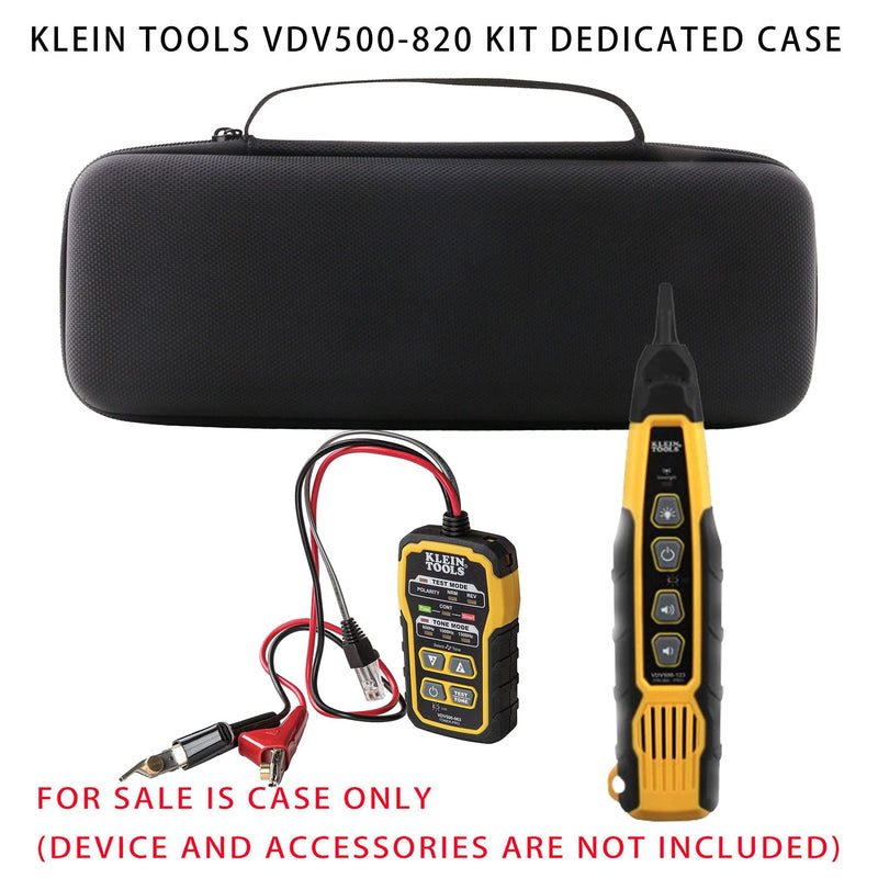 JINMEI Hard EVA Carrying Case Compatible with Klein Tools VDV500-820 Cable Tracer Kit Storage case. (Big)