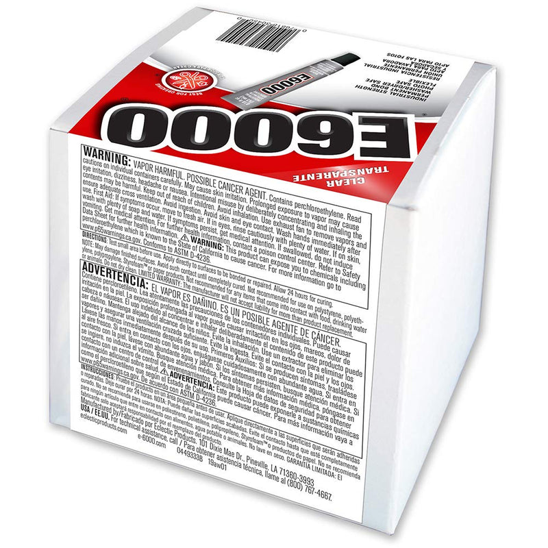 E6000 230450 Craft Adhesive, 0.18 fl oz, 50 Piece Box