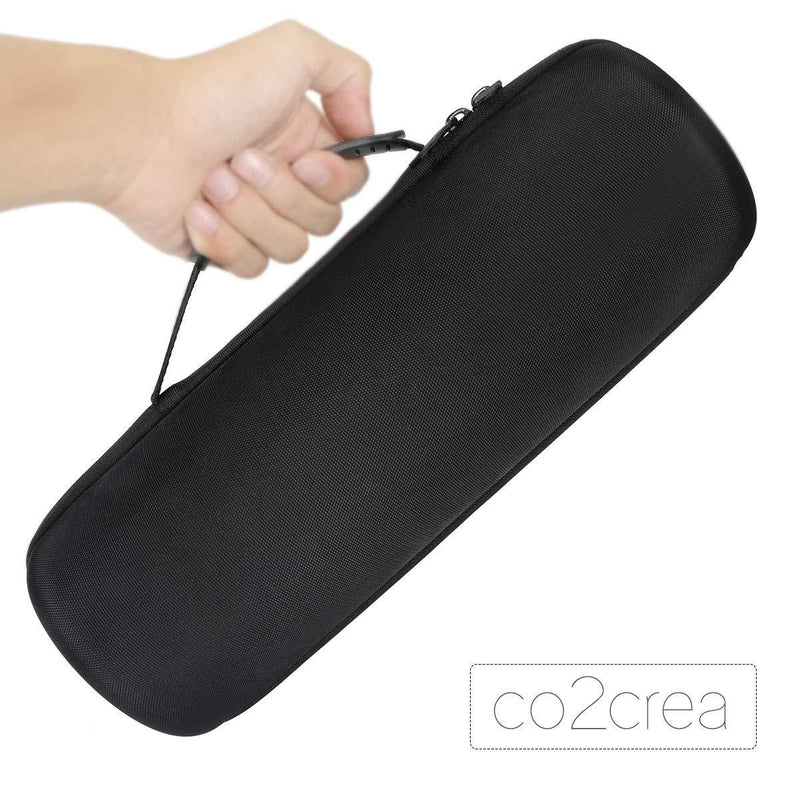 co2crea Hard Travel Case Replacement for Ultimate Ears UE MEGABOOM 3 Portable Bluetooth Wireless Speaker (Lagoon Blue case for Speaker and Charging Dock) Black Case + Inside Lagoon Blue