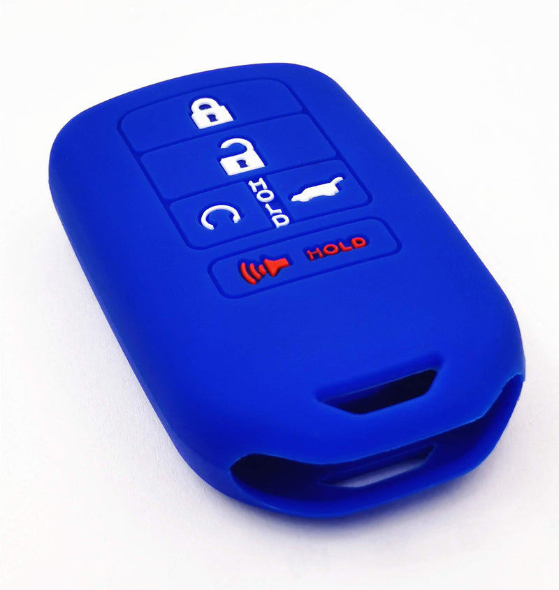 REPROTECTING Silicone Rubber Key Fob Cover Compatible with 2015-2021 Honda Accord CR-V Civic Insight Passport Pilot ACJ932HK1310A KR5V2X A2C92005700 A2C81642600 216J-HK1310A HK1310A