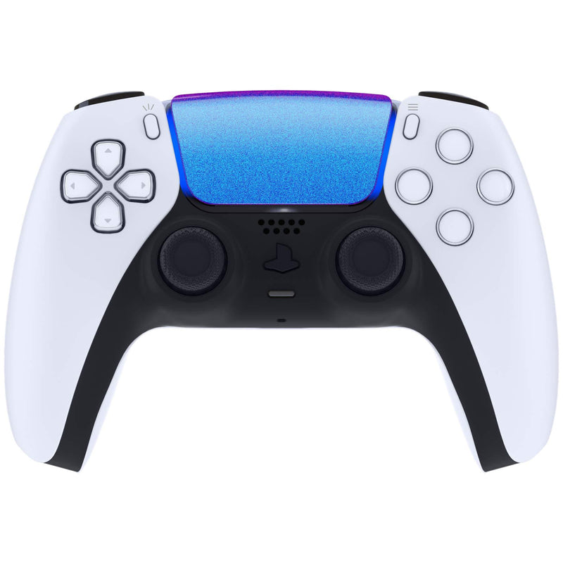 eXtremeRate Chameleon Purple Blue Replacement Touchpad Cover for PS5 Controller, Custom Part Touch Pad with Tool for PS5 Controller - Controller NOT Included