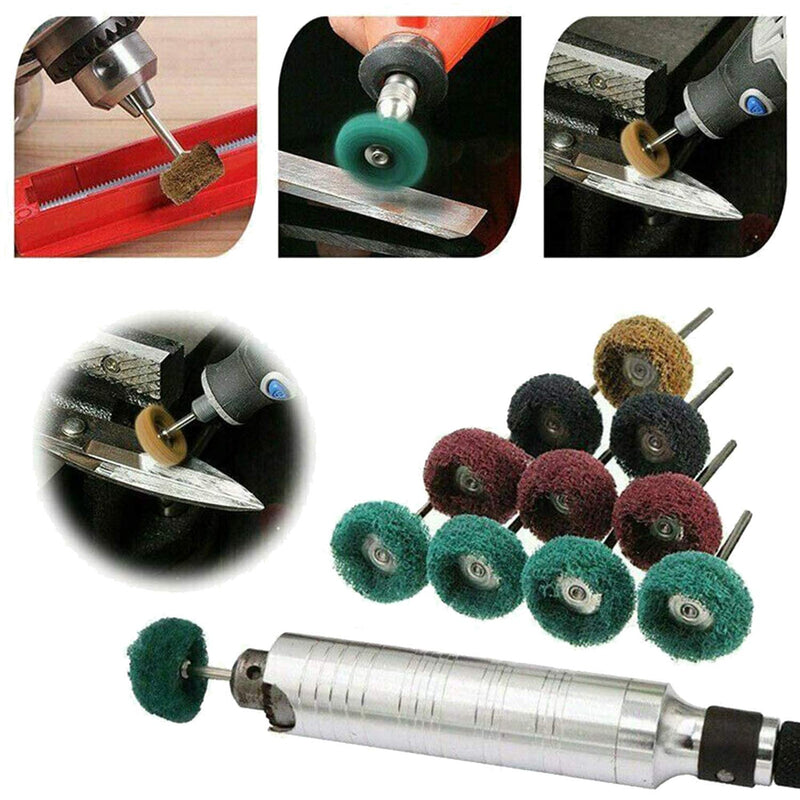 DQZSY 40pcs 25mm Grinding Wheel Polishing Grinding Wheel for Dremel - Metal Grinding Attachment with 3mm Handle Rotary Tool