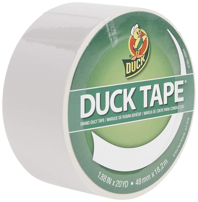 Duck 1265015 1.88" x 20 yd Winking Tape, 1.88 Inches x 20 Yards, White